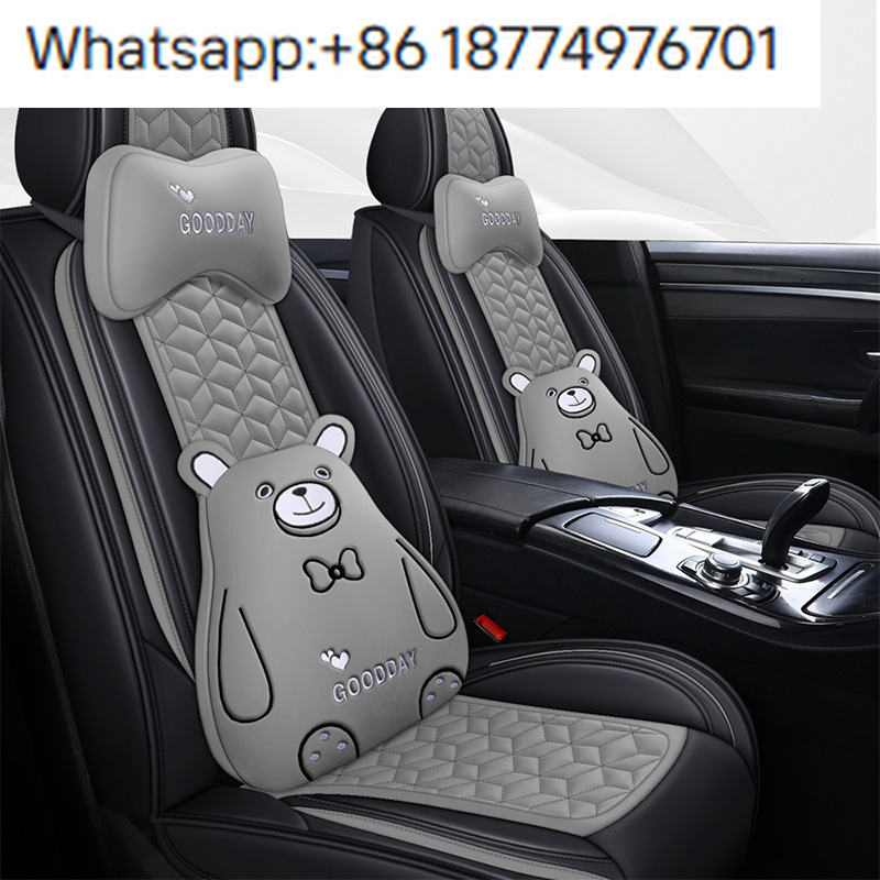 Leather Car Seat Covers Full Set Universal - 2025 Neuheiten 5-Sitzer Autositzschutz Universelle Leder