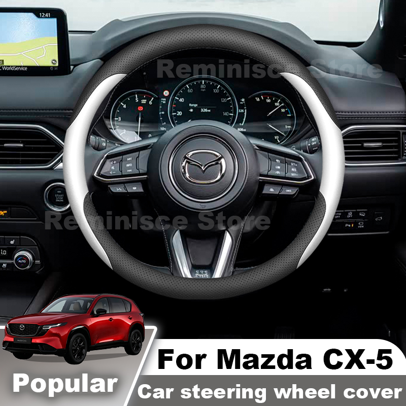 Car Steering Wheel Cover Anti Slip Breathable - Für Mazda CX-5 CX5 CX 5
