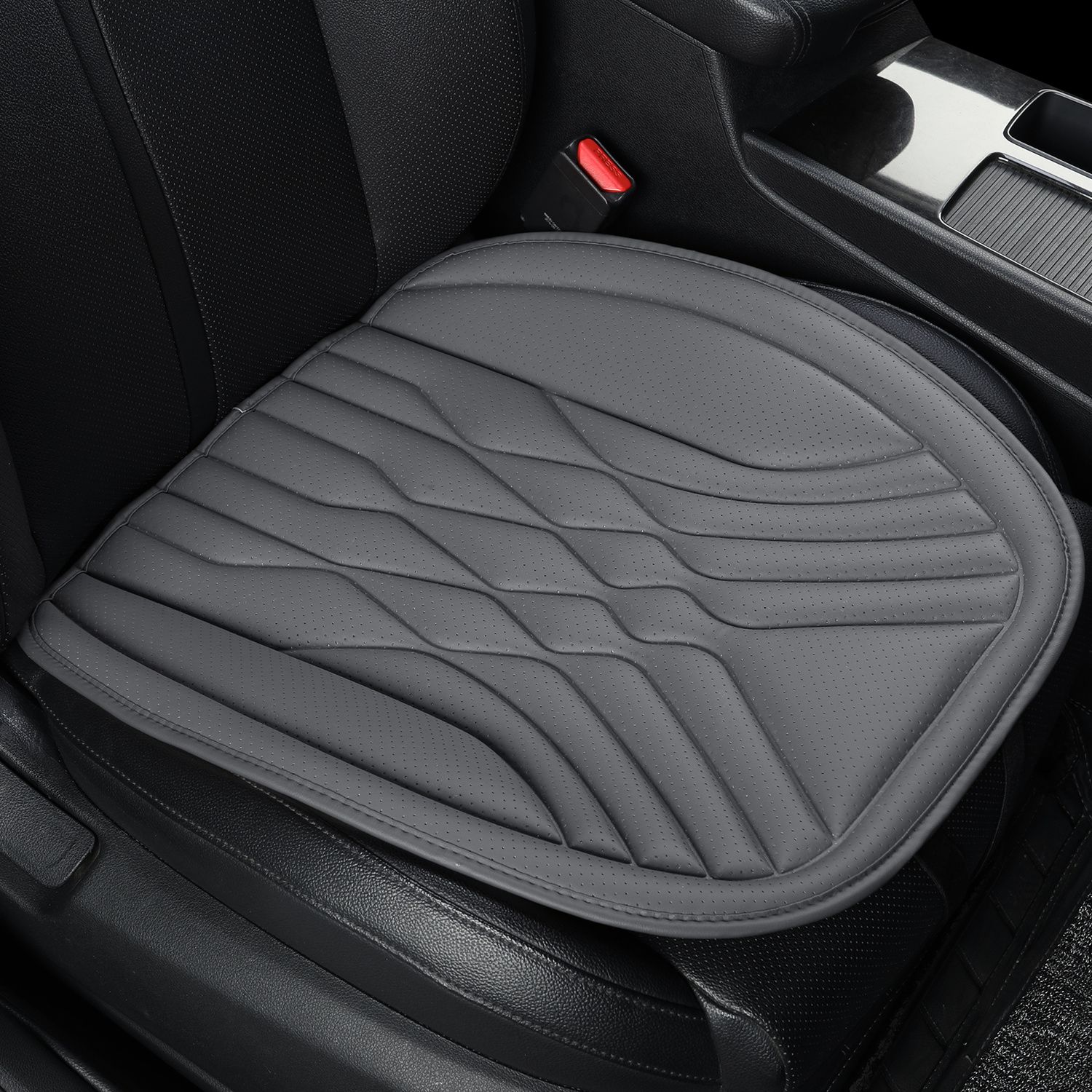 Leather Car Seat Covers Full Set Universal - Komplettes Set Universeller Autositzbezüge aus PU-Leder,