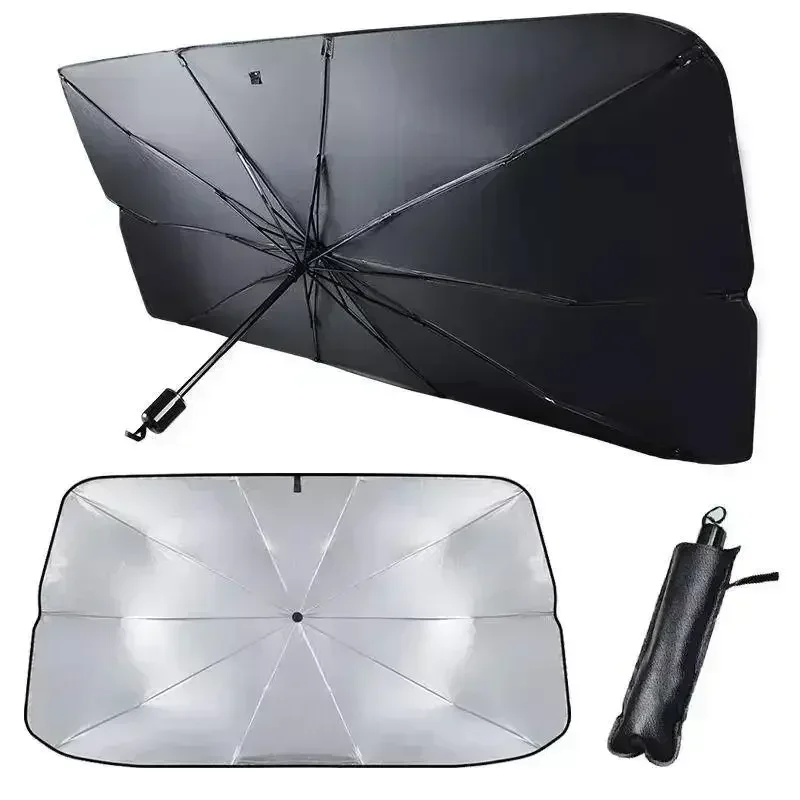 Car Sunshade Windshield Umbrella Foldable - Auto-Windschutzscheiben-Sonnenschutz Faltbarer Regenschirm Sonnenschutz Frontscheibenabdeckung für
