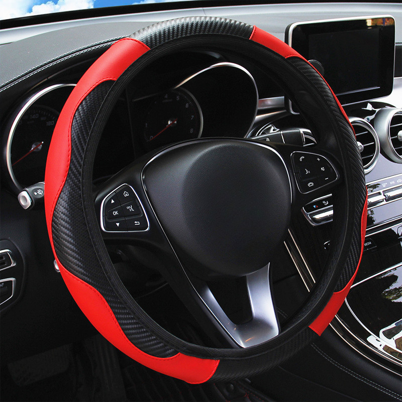 Lenkradbezug aus Leder, elasti – Car Steering Wheel Cover Anti Slip Breathable Bewertung und Preis
