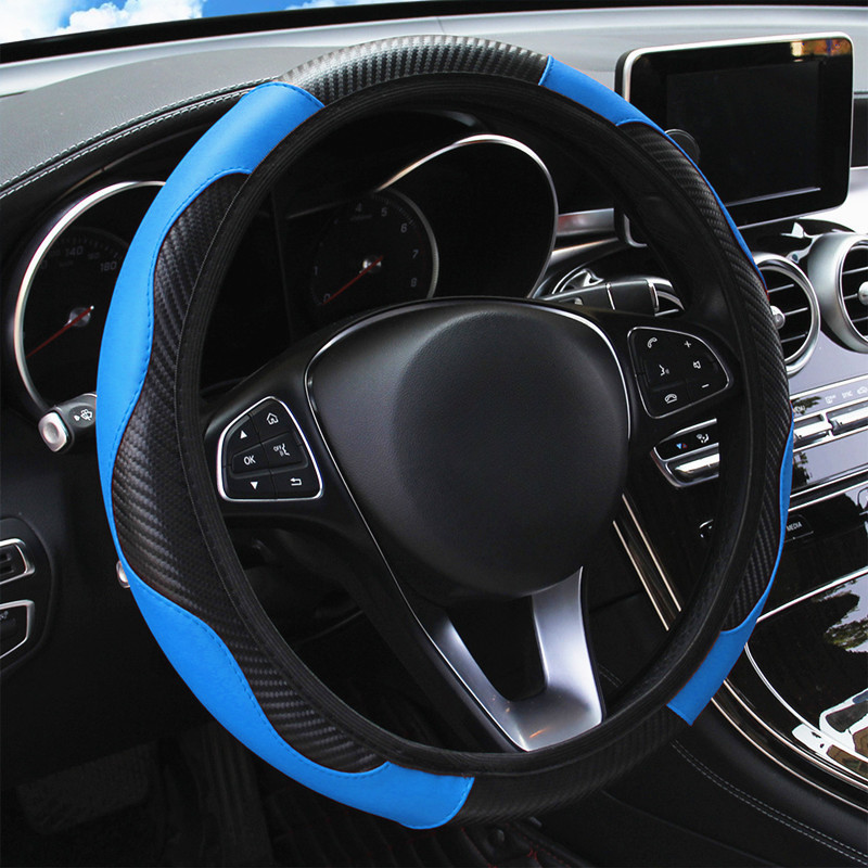 Lenkradbezug aus Leder, elasti – Car Steering Wheel Cover Anti Slip Breathable Bewertung und Preis