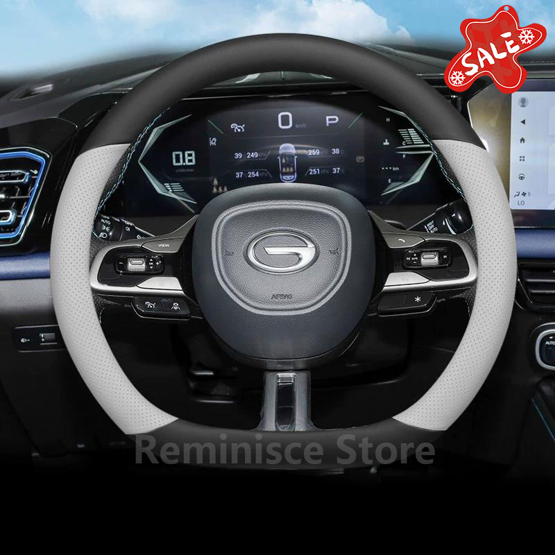 Leder-Lenkradbezug für GAC GS3 – Car Steering Wheel Cover Anti Slip Breathable Bewertung und Preis