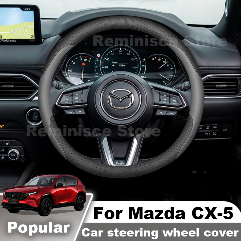 Für Mazda CX-5 CX5 CX 5 2012-2 – Car Steering Wheel Cover Anti Slip Breathable Bewertung und Preis
