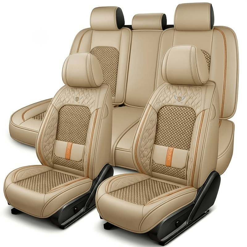 Für Peugeot 206, W205, Honda J – Leather Car Seat Covers Full Set Universal Bewertung und Preis