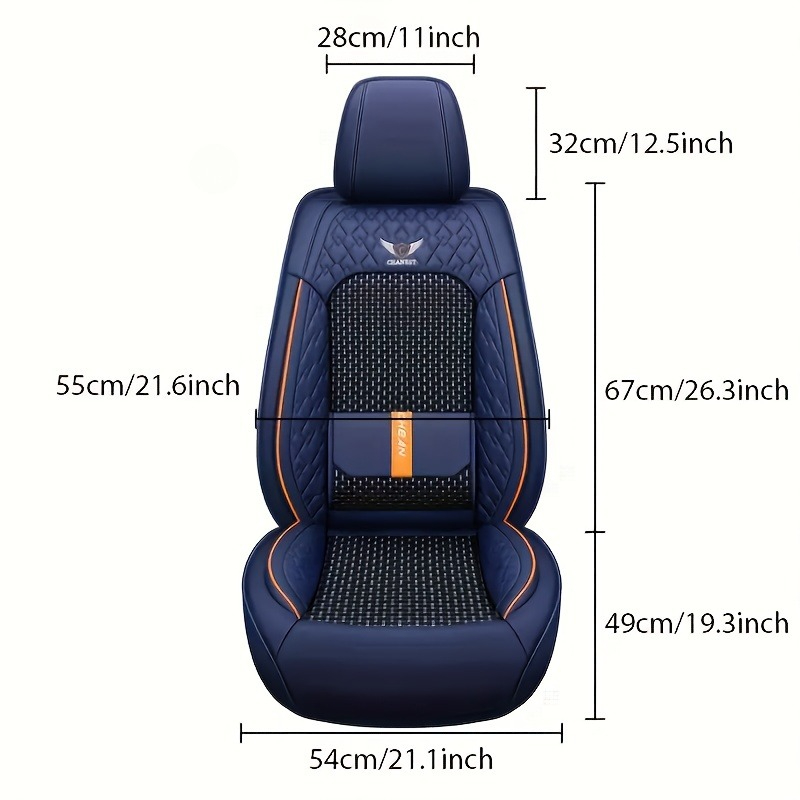 Für Peugeot 206, W205, Honda J – Leather Car Seat Covers Full Set Universal Bewertung und Preis