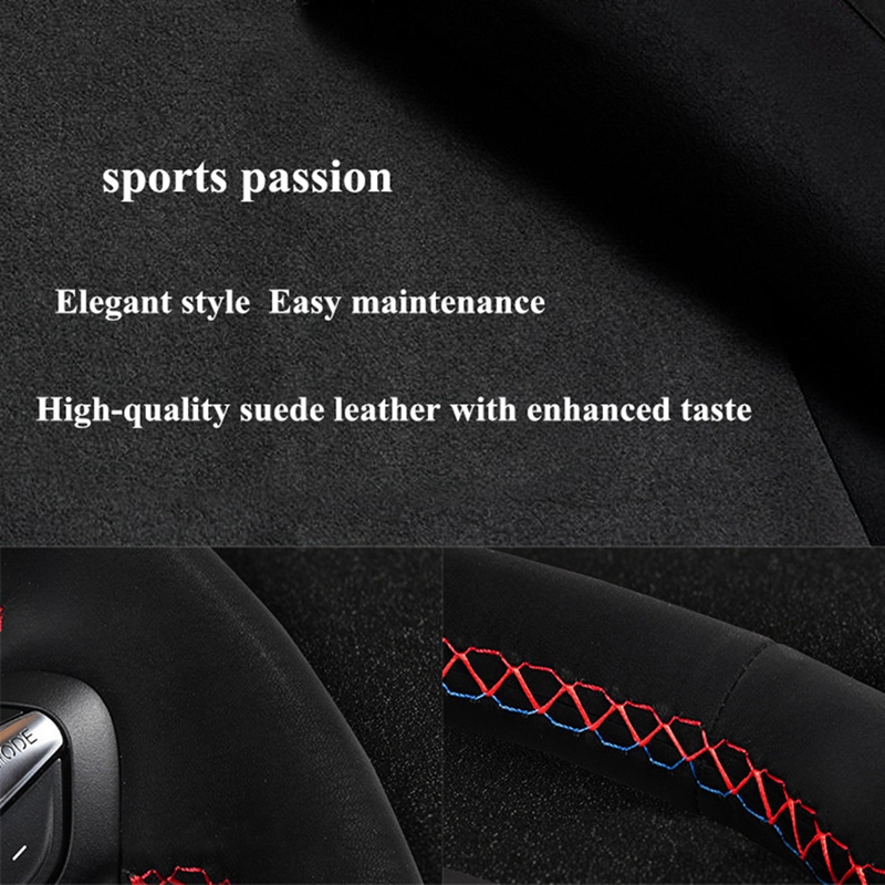 Auto Lenkrad Abdeckung Hand Nä – Car Steering Wheel Cover Anti Slip Breathable Bewertung und Preis
