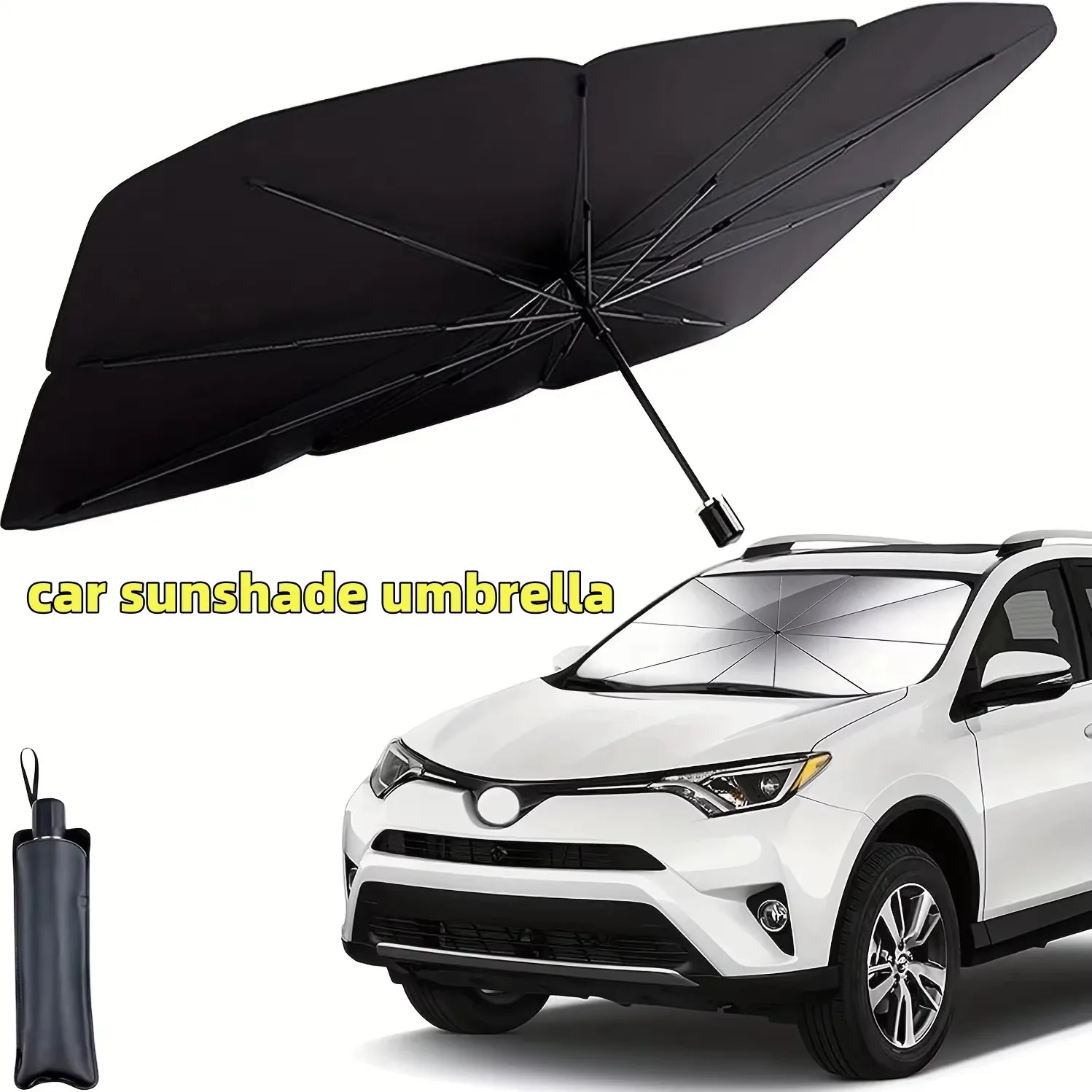 Multifunktionaler, praktischer – Car Sunshade Windshield Umbrella Foldable Bewertung und Preis
