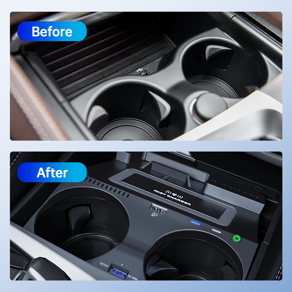 Für BMW 5 6 Serie G30 G38 G32  – Wireless Car Charger Mount Fast Charging Bewertung und Preis