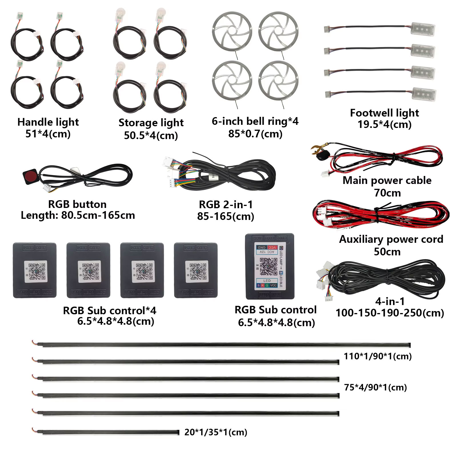 Für Ambientebeleuchtung App Un – Led Ambient Interior Car Lights App Control Bewertung und Preis