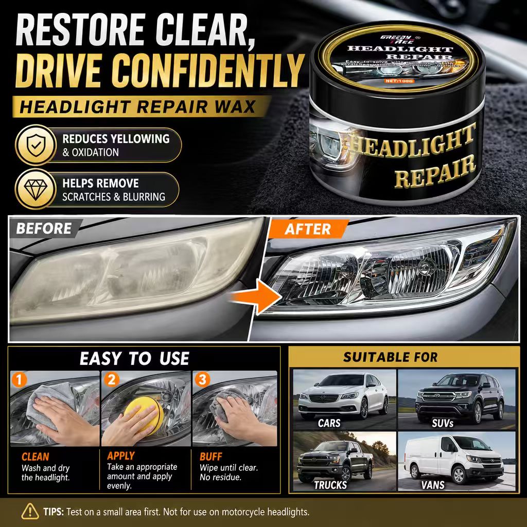 Auto-Scheinwerfer-Reparaturwac – Car Scratch Repair Polishing Wax Paste Bewertung und Preis
