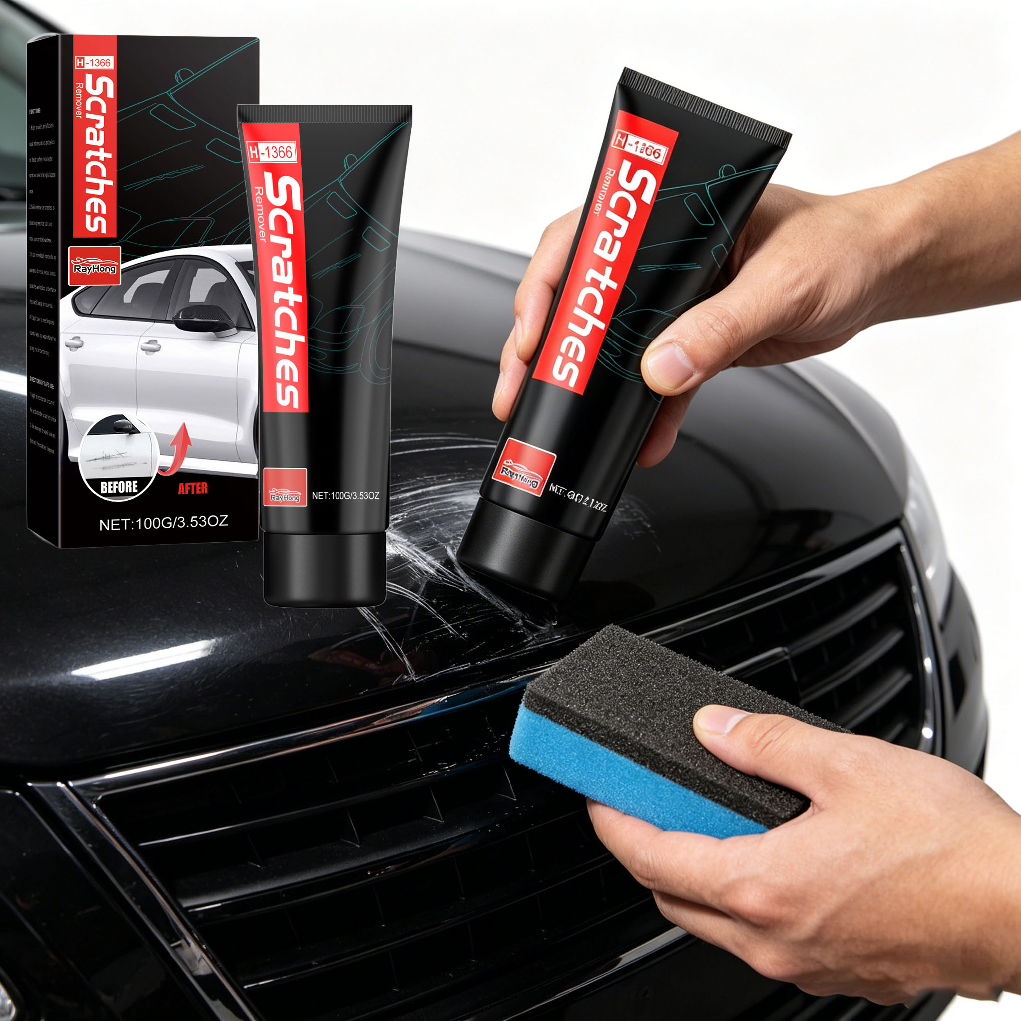 Auto-Kratzer-Entfernungspaste: – Car Scratch Repair Polishing Wax Paste Bewertung und Preis